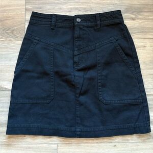 Banana Republic Denim Skirt All Cotton A-line Office Work Preppy